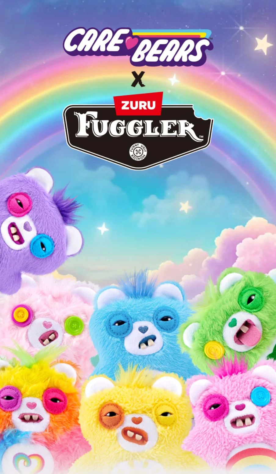 Fuggler x Care Bears Ugly Monster Plush (Opened Box)