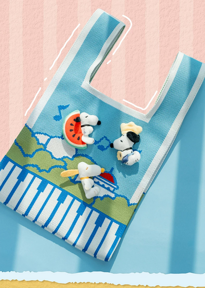 Youmai x Peanuts Snoopy Colorful Daily Life Series Plush Toy Badge