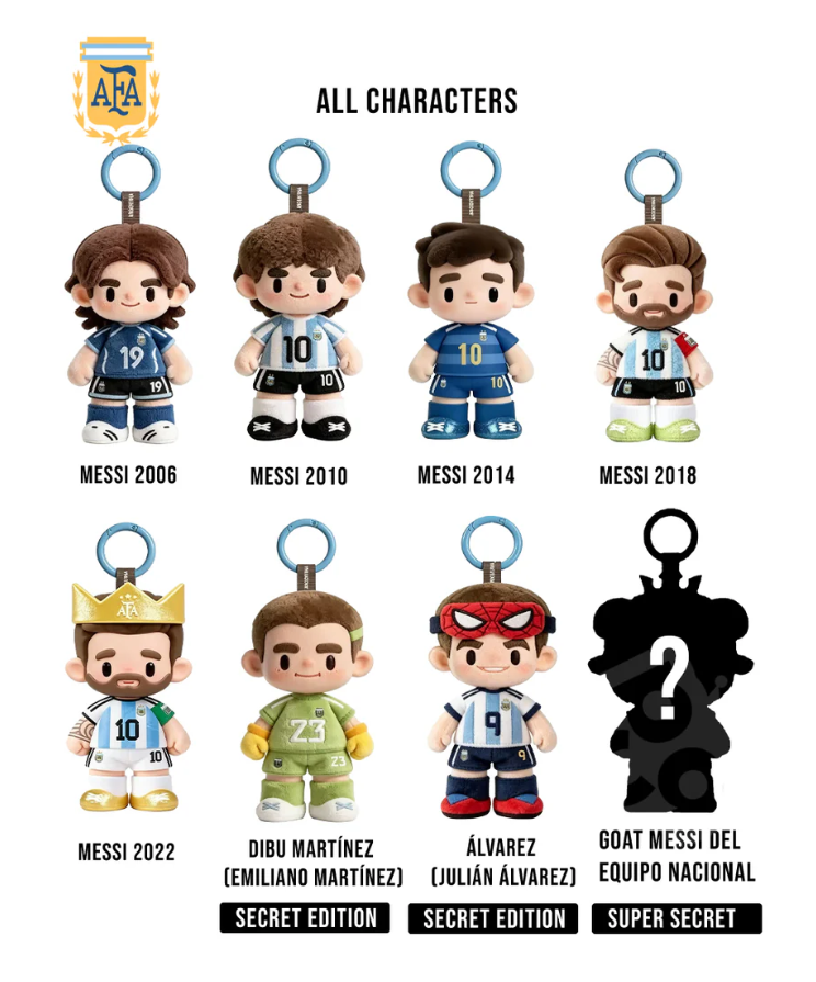 AFA x Argentina National Football Team Vamos Argentina Series Vinyl Plush