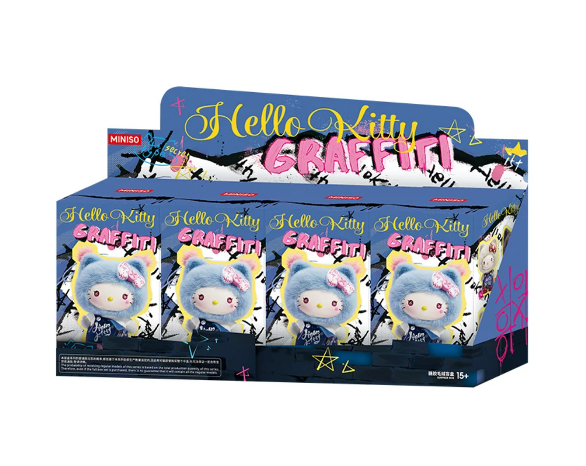 Miniso x Sanrio Hello Kitty Graffiti Vinyl Plush