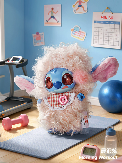 Miniso x Disney Stitch Hit Snooze Series Vinyl Plush