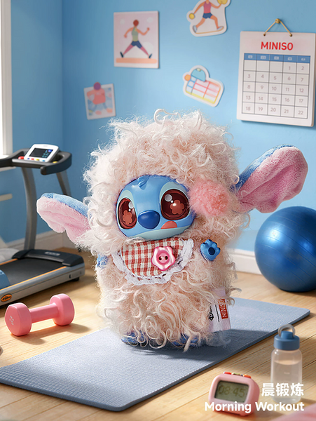 Miniso x Disney Stitch Hit Snooze Series Vinyl Plush