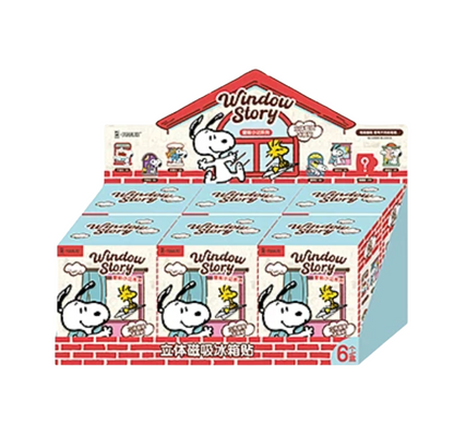 M&G Shop x Peanuts Snoopy Window Story Fridge Magnet