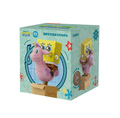 Cimon x SpongeBob SquarePants Rocking Horse Series Posable Figure