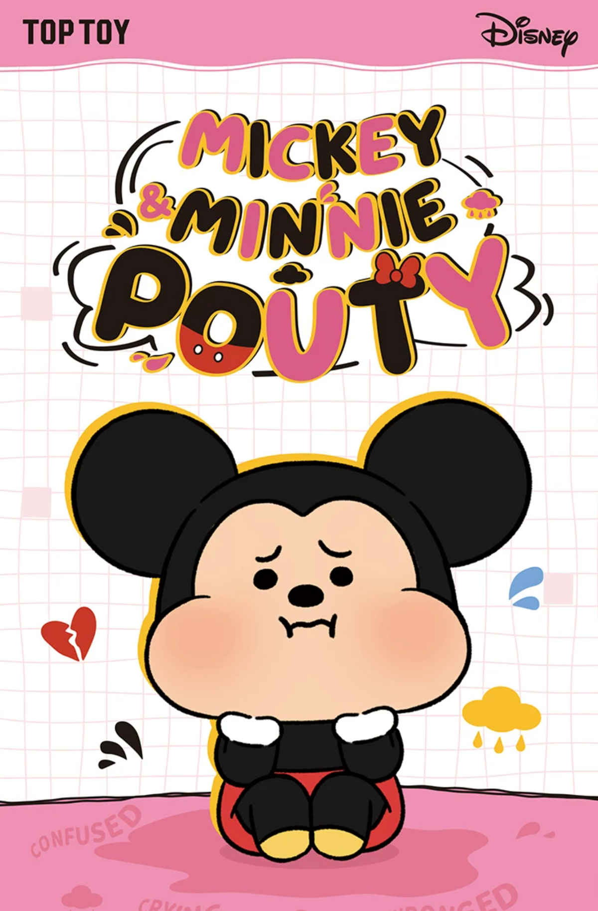 TOPTOY x Disney Mickey & Minnie Pouty Vinyl Plush