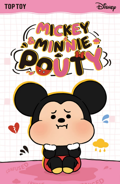 TOPTOY x Disney Mickey & Minnie Pouty Vinyl Plush