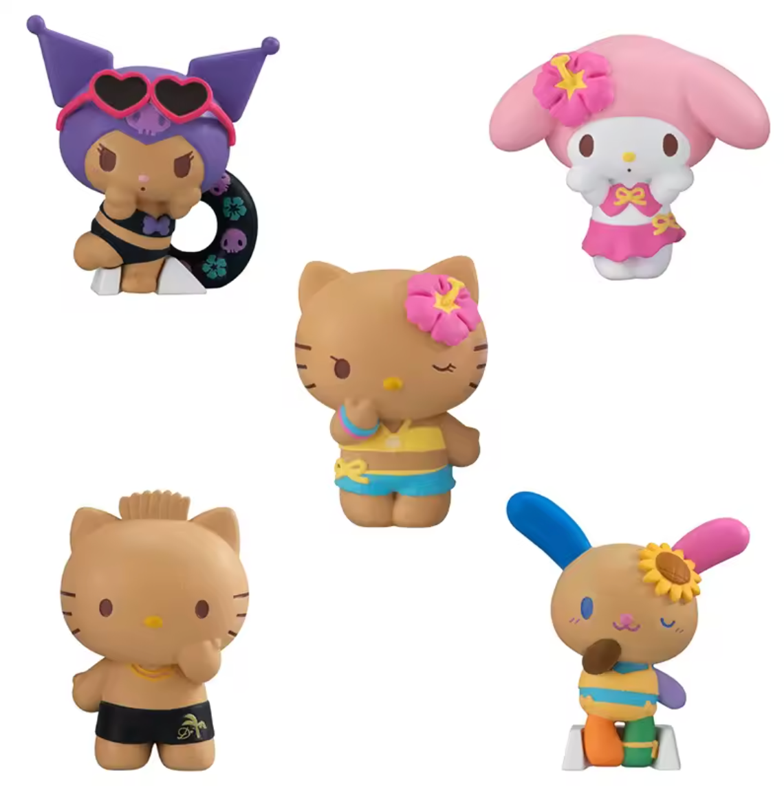 Bandai x Sanrio Characters Everyone's Vacation Series Mini Figures