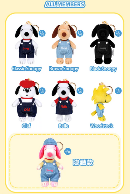 Vipo x Peanuts Snoopy Denim Series Plush