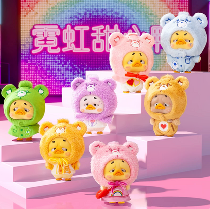 RongCreator 1983 x Upsetduck x Care Bears Neon Sweetheart Duck Vinyl Plush