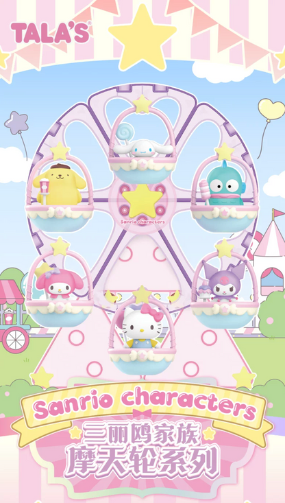 Tala's x Sanrio Characters Ferris Wheel Series Building Blocks (with Gummy)