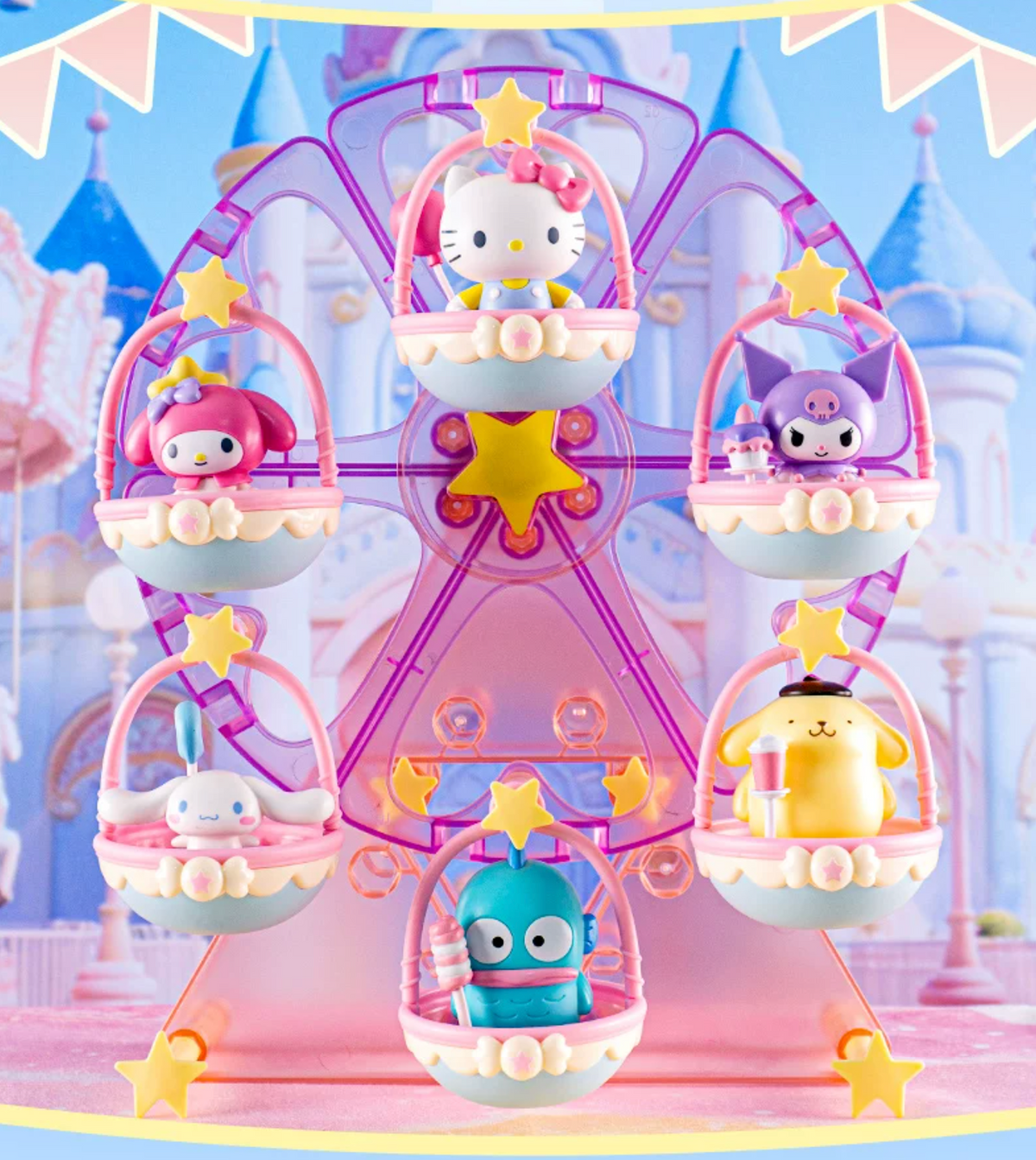 Tala's x Sanrio Characters Ferris Wheel Series Building Blocks (with Gummy)