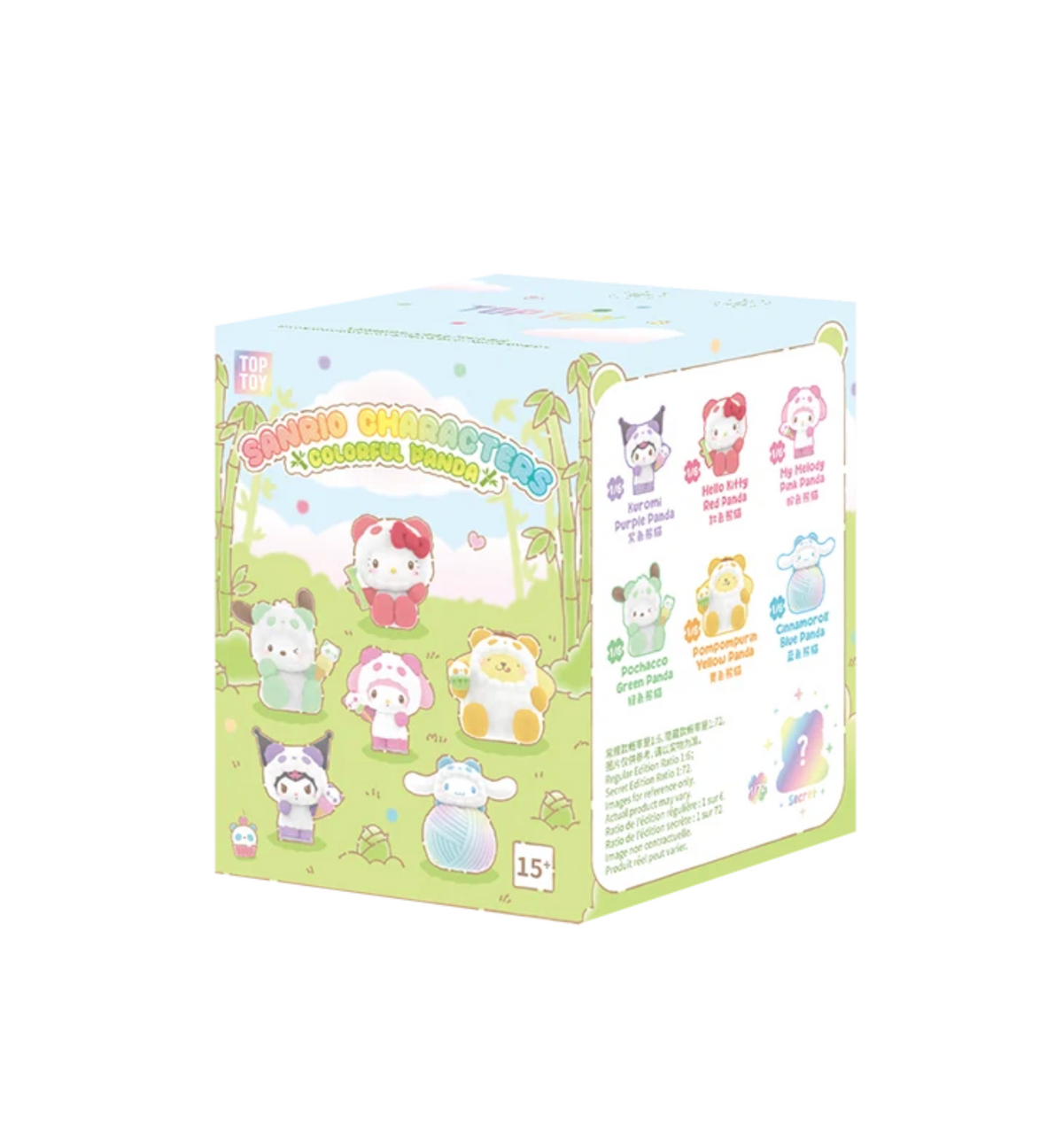 TOPTOY x Sanrio Characters Colorful Panda Series Figure