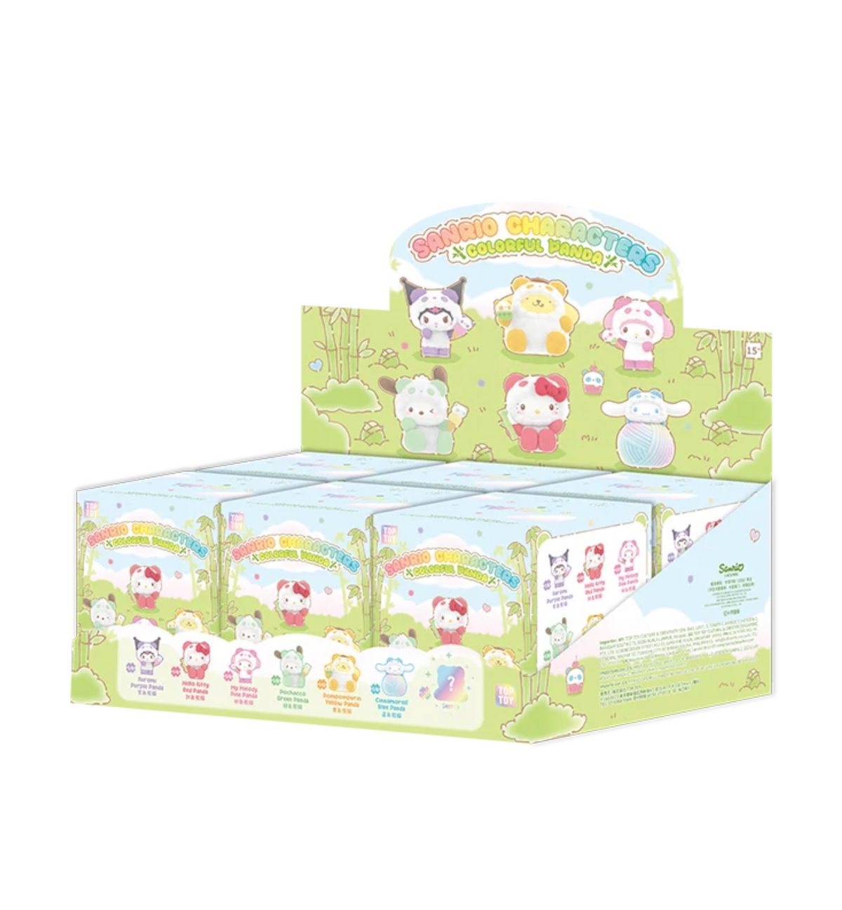TOPTOY x Sanrio Characters Colorful Panda Series Figure