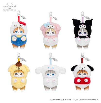 Kiramekko Mofusand x Sanrio Characters Vinyl Plush
