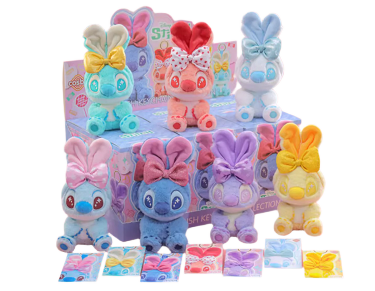 Hot Toys x Cosbi x Disney Stitch Candy Series Plush Keychain
