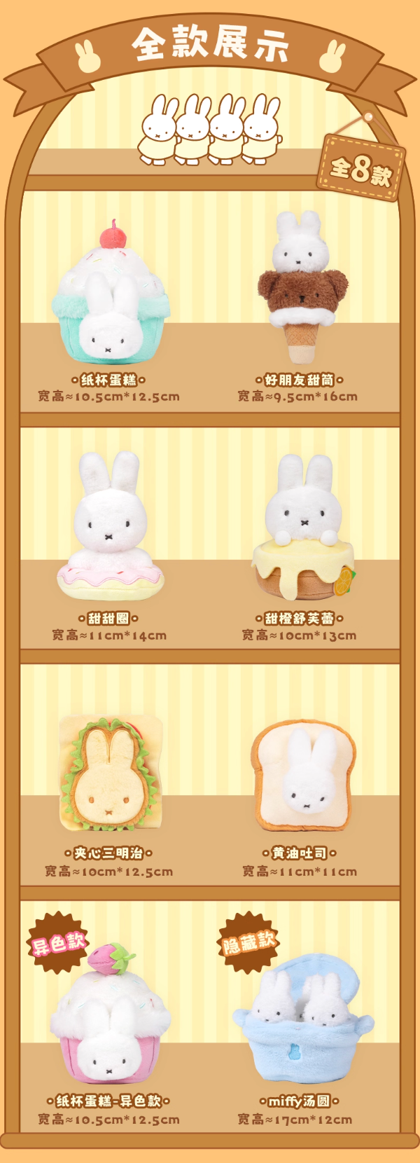 Reesee x Miffy Food Workshop Plush