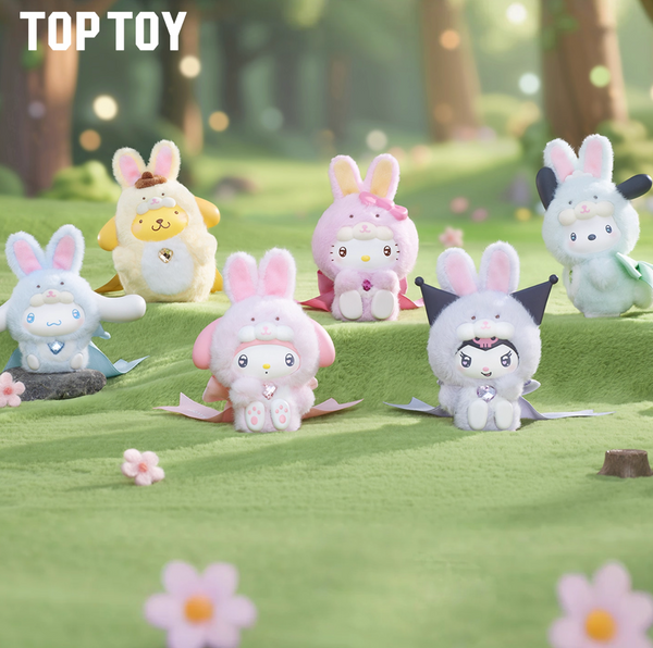 [Pre-Order, Ships Dec 2025] TOPTOY x Sanrio Characters Diamond Bunny Baby Vinyl Plush