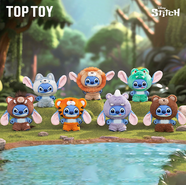 [Pre-Order, Ships Dec 2025] TOPTOY x Disney Stitch Wild Animal Vinyl Plush