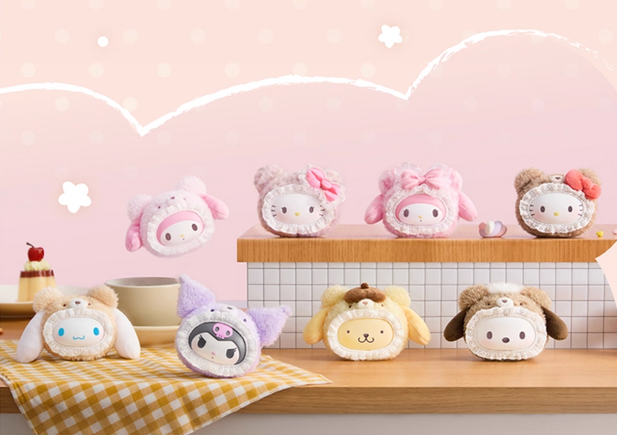 TOPTOY x Sanrio Characters Fluffy Teddy Bear Head Vinyl Plush