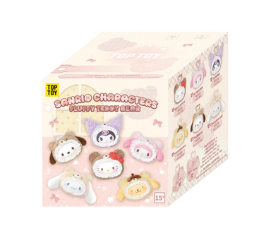 TOPTOY x Sanrio Characters Fluffy Teddy Bear Head Vinyl Plush