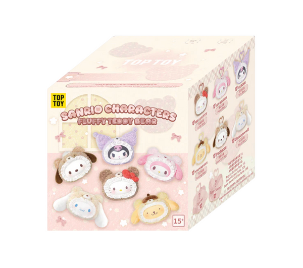 TOPTOY x Sanrio Characters Fluffy Teddy Bear Head Vinyl Plush