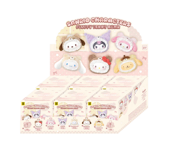 TOPTOY x Sanrio Characters Fluffy Teddy Bear Head Vinyl Plush