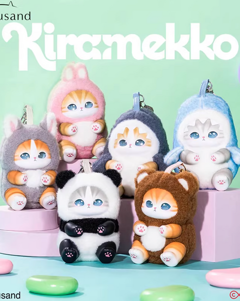 Mofusand x Kiramekko Fluffy Kittens Vinyl Plush