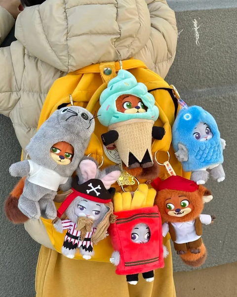 TOPTOY x Disney Zootopia 2 Nick & Judy Best Undercover Vinyl Plush