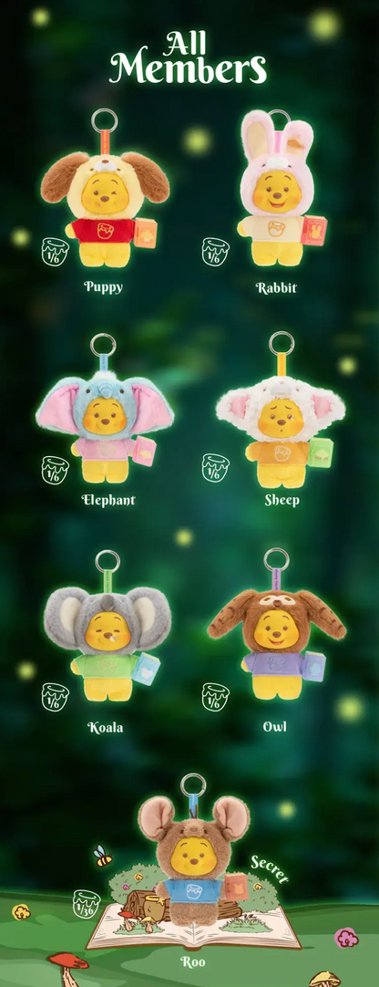 TOPTOY x Disney Winnie the Pooh Animal Storybook Vinyl Plush