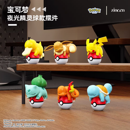 Pokemon Luminous Poke Ball Mini Figures