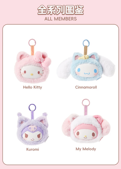 Miniso x Sanrio Characters Cat Fluffy Series Earphone Case