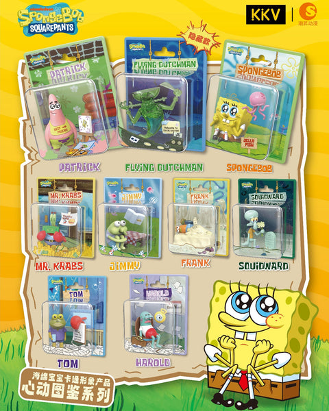 Trendy Sound x SpongeBob Friend Forever Heartbeat Album Series Mini Package Magnet