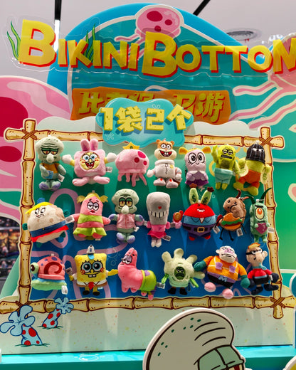 X11 Space x SpongeBob SquarePants Bikini Botton Day Trip Series 1 Magnetic Plush