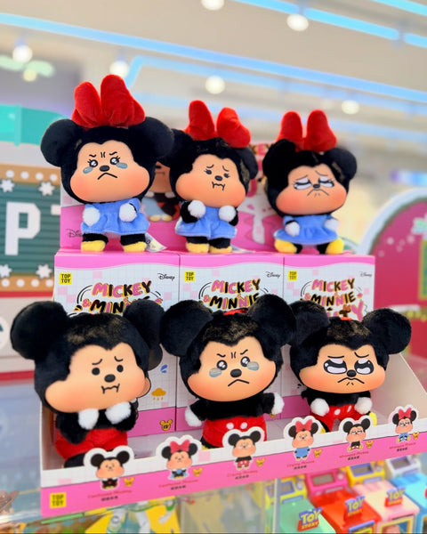 TOPTOY x Disney Mickey & Minnie Pouty Vinyl Plush