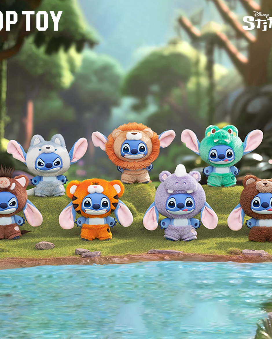 TOPTOY x Disney Stitch Wild Animal Vinyl Plush – WooHoo New York