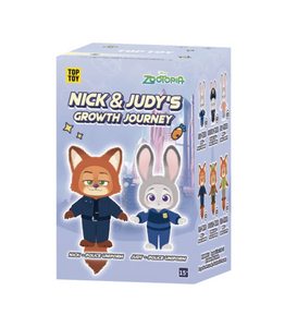 TOPTOY Disney Zootopia Nick & Judy's Growth Journey Vinyl Plush Single