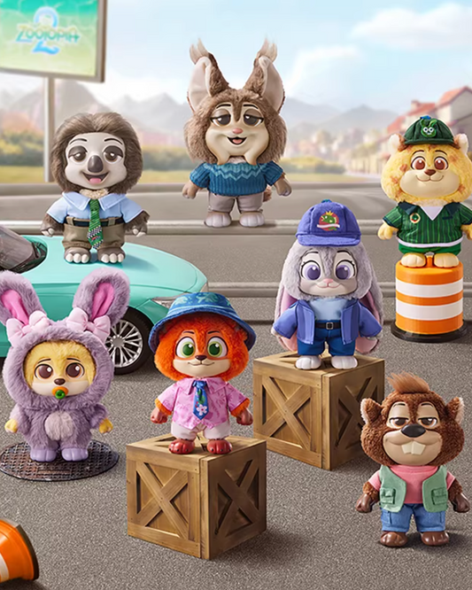 Miniso x Disney Zootopia 2 Daily Life Vinyl Plush