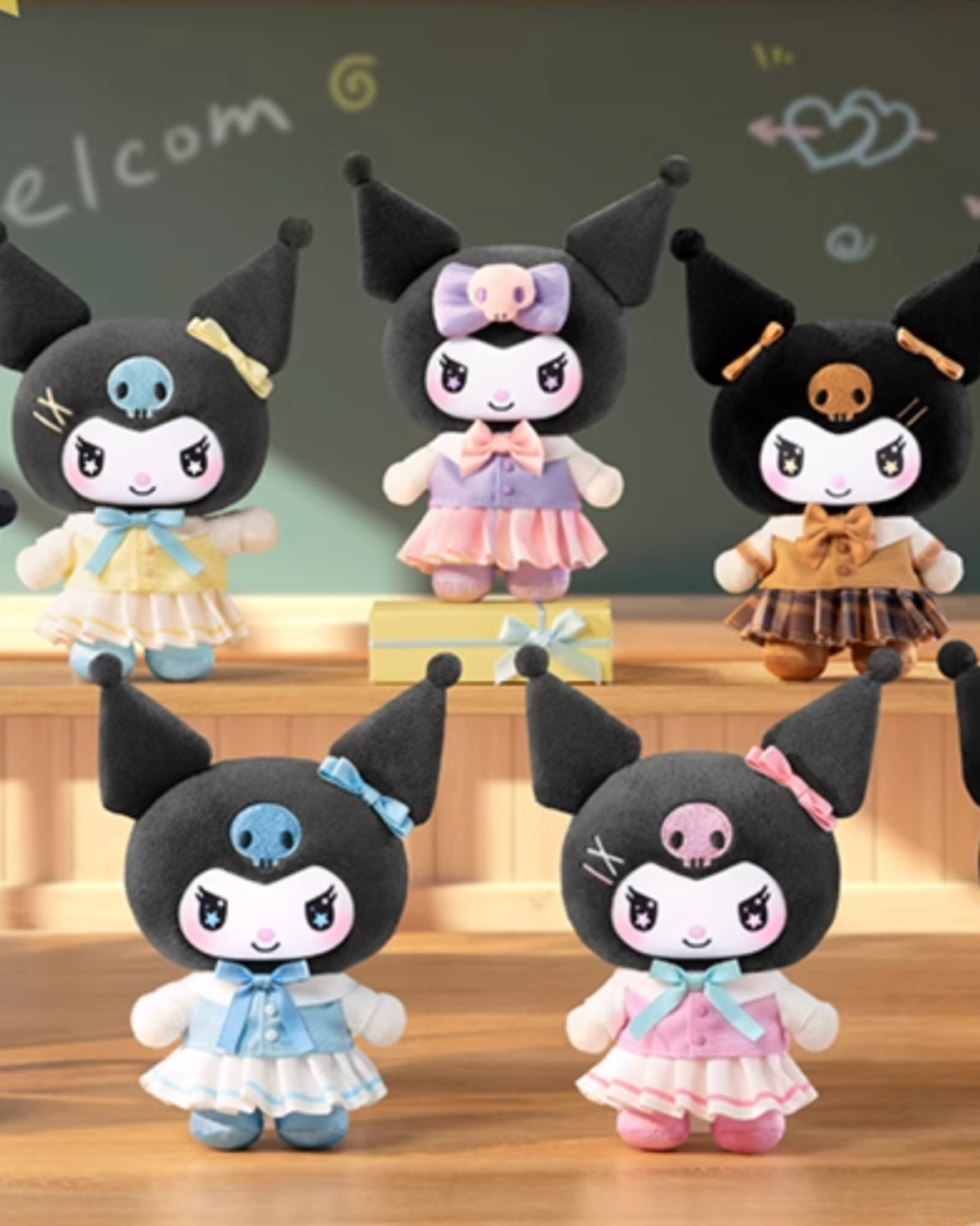 その他 Kuromi Toptoy TOPTOY x Sanrio Kuromi School Life Vinyl Plush – WooHoo New York