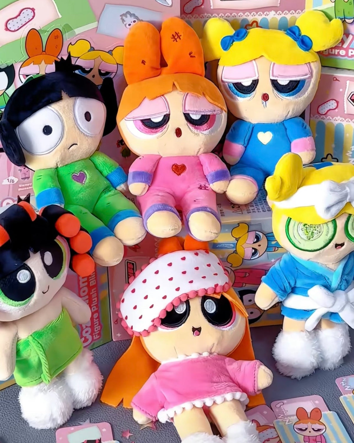 Soap Studio x The Powerpuff Girls Cozy Moment Series Plush