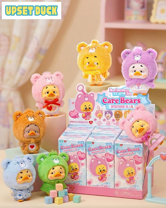 RongCreator 1983 x Upsetduck x Care Bears Neon Sweetheart Duck Vinyl Plush